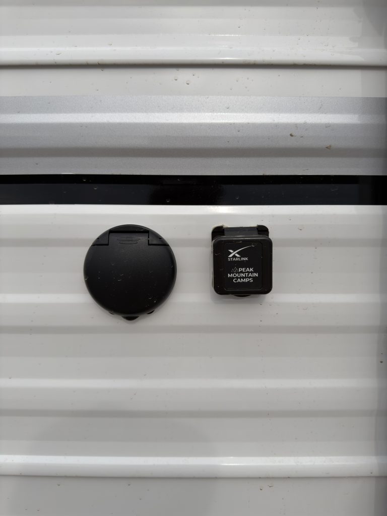 Schrauth Camp exterior utility connections