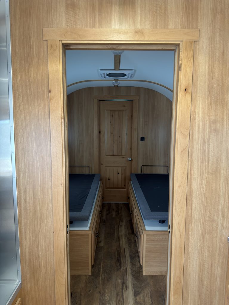 Dedicated Schrauth Camp bedroom with Twin XL beds