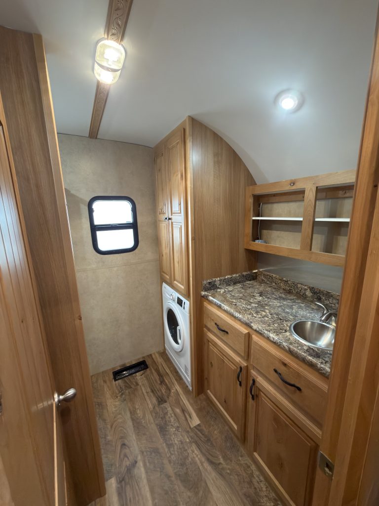Schrauth Camp bathroom and laundry area