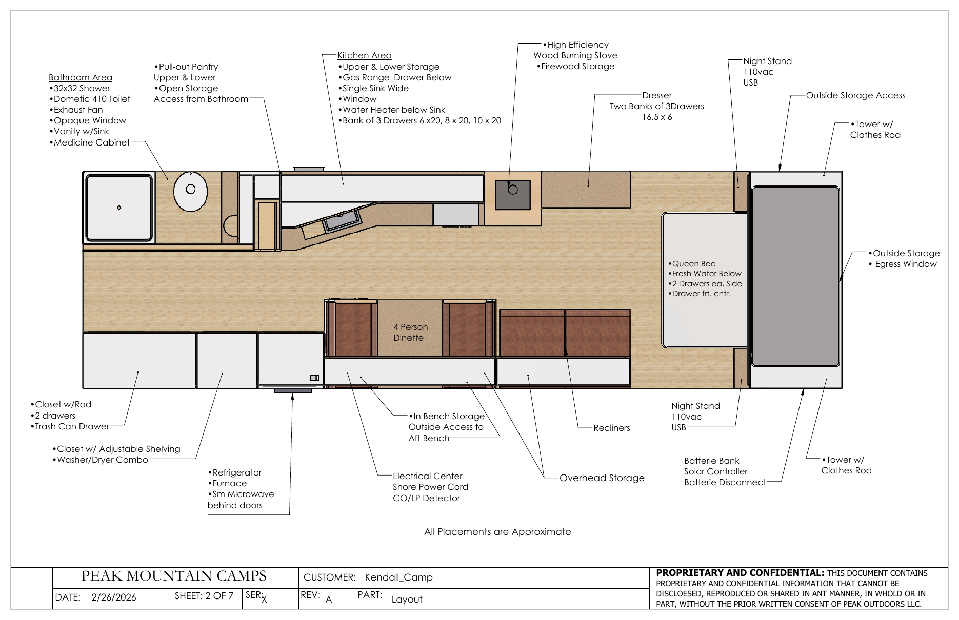 Kendall Camp floor plan page 2 of 7.