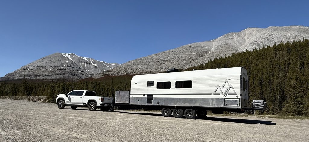 Long Peak Camp at a Mountain Pass