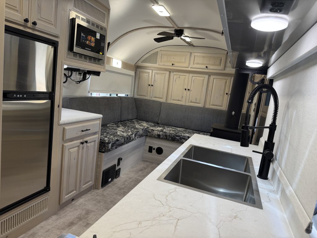 Peak Camp Kitchen With Double Sink