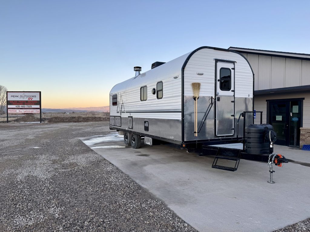 Peak Camp Outside the Peak Outdoors Shop