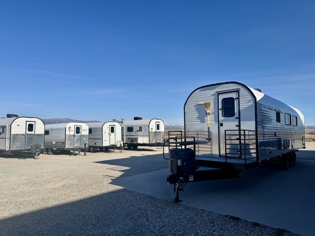Peak Camps Lined Up at the Build Yard