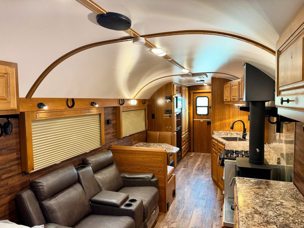 Warm Wood Peak Camp Interior