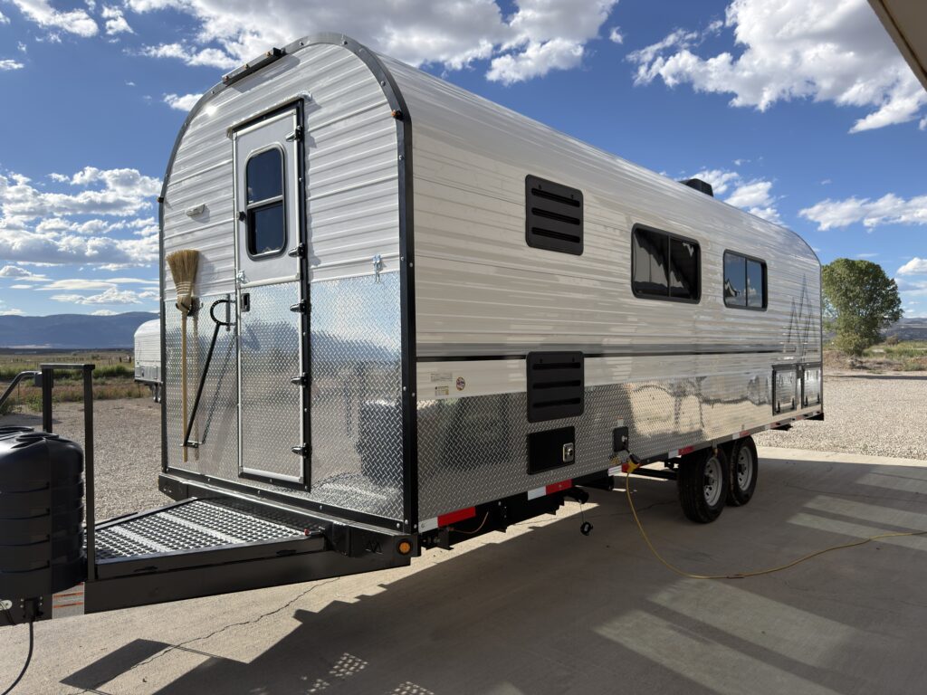View of the front street-side exterior of Gail Camp #131.