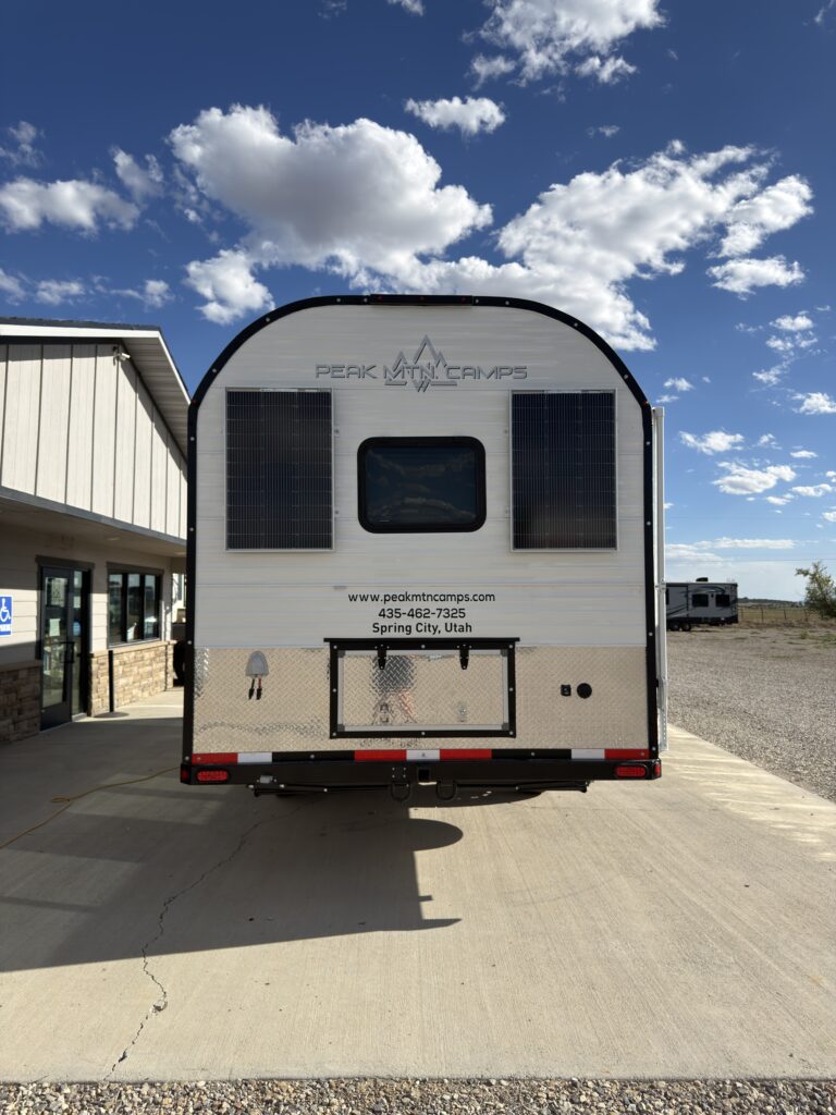 View of the rear exterior of Gail Camp #131.