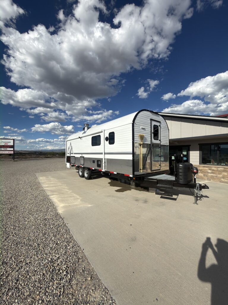 View of the full curb-side exterior of Gail Camp #131.