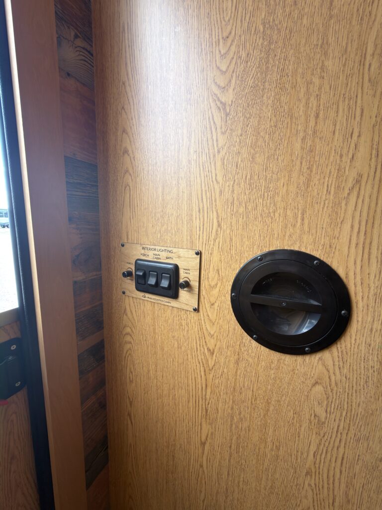 Image of the entry wall controls of Gail Camp #131.