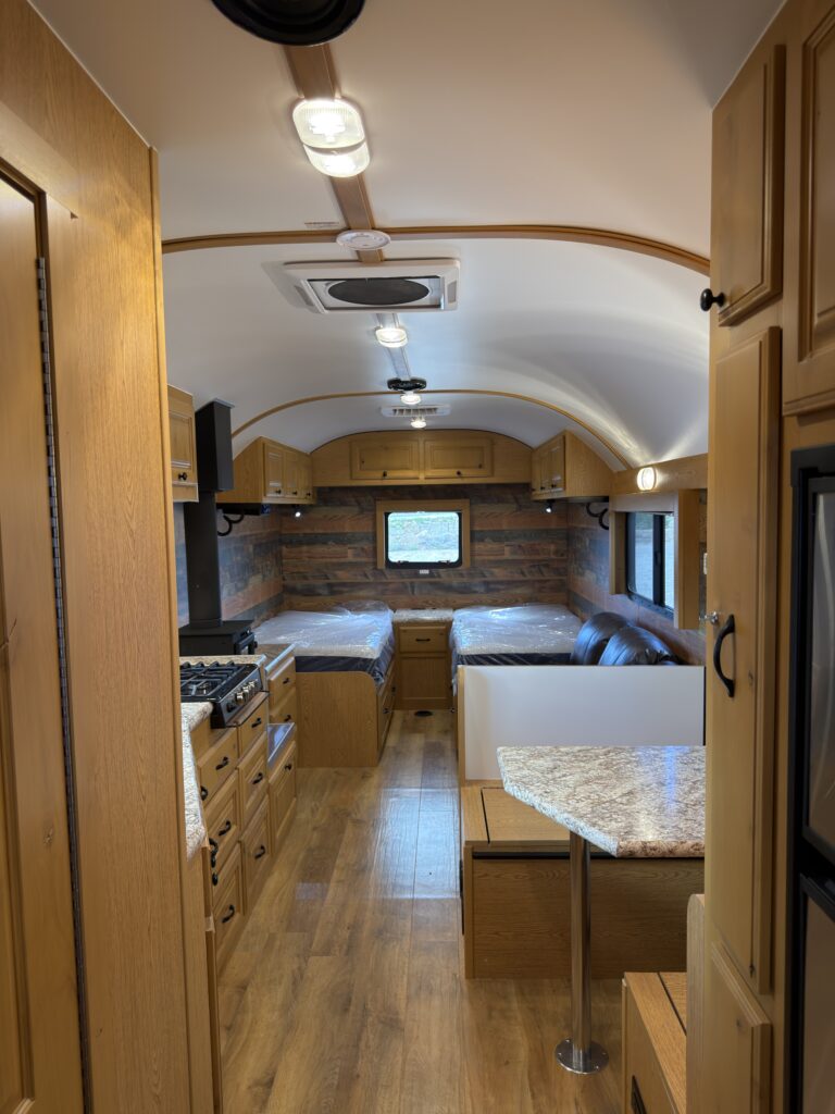 Image of the main hallway facing the rear of Gail Camp #131.