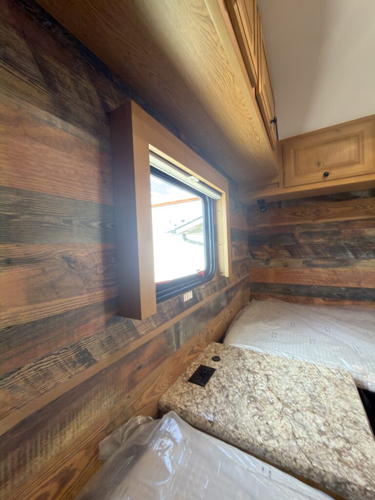Image of the bedroom egress window of Gail Camp #131.
