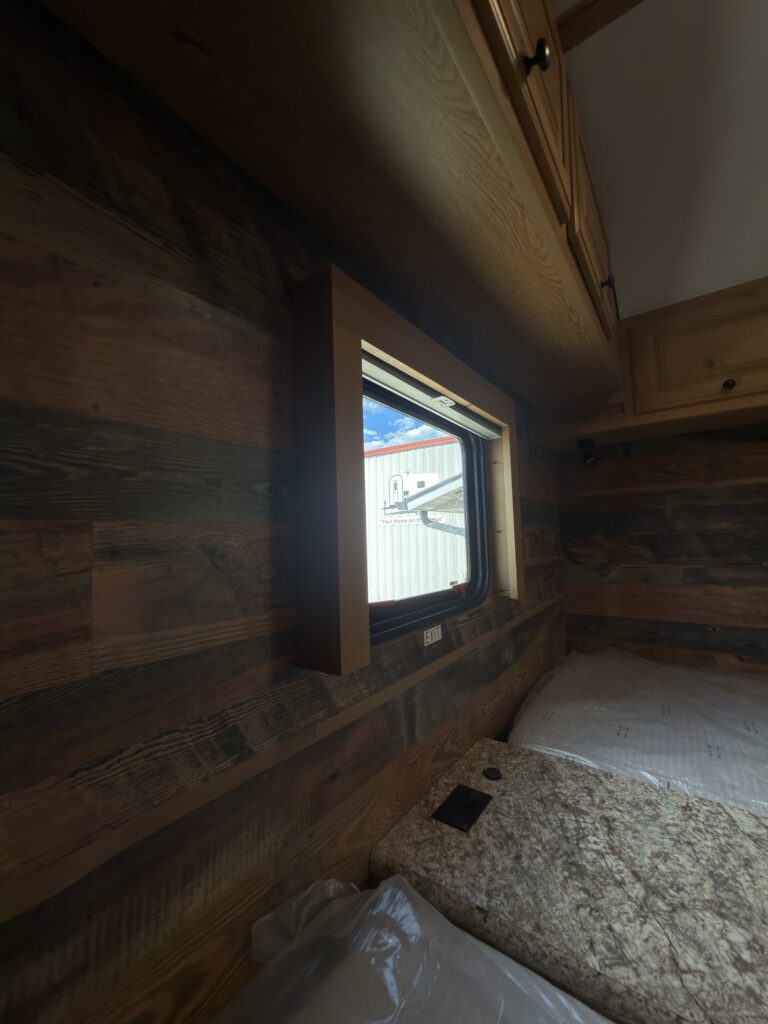 View through the rear bedroom window of Gail Camp #131.
