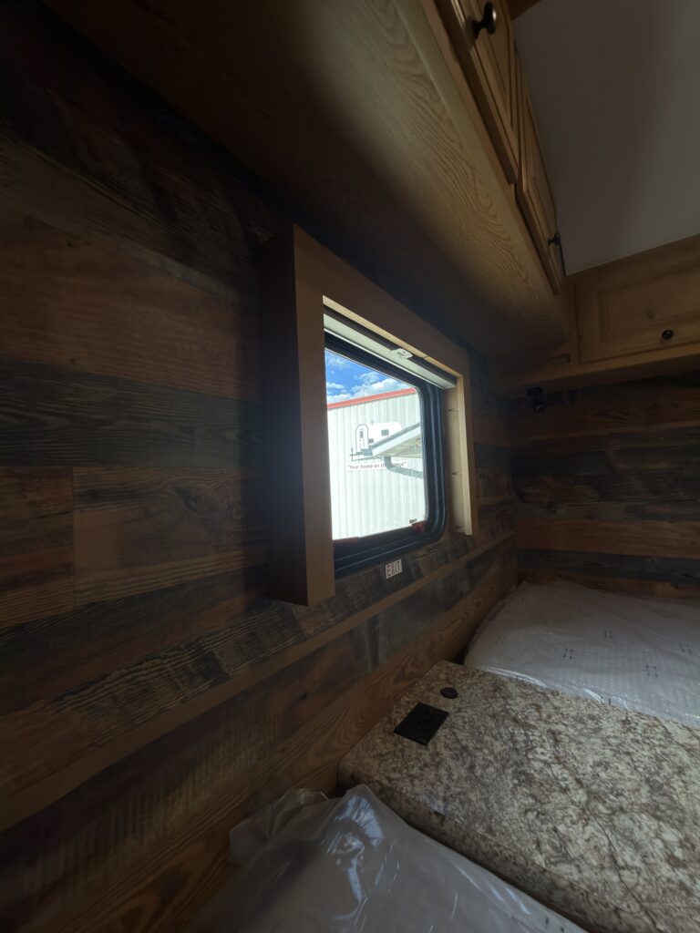 Alternate view of the bedroom window of Gail Camp #131.