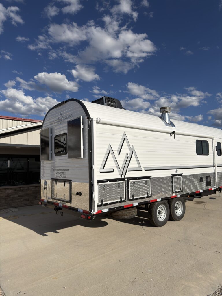 View of the rear street-side exterior of Gail Camp #131.