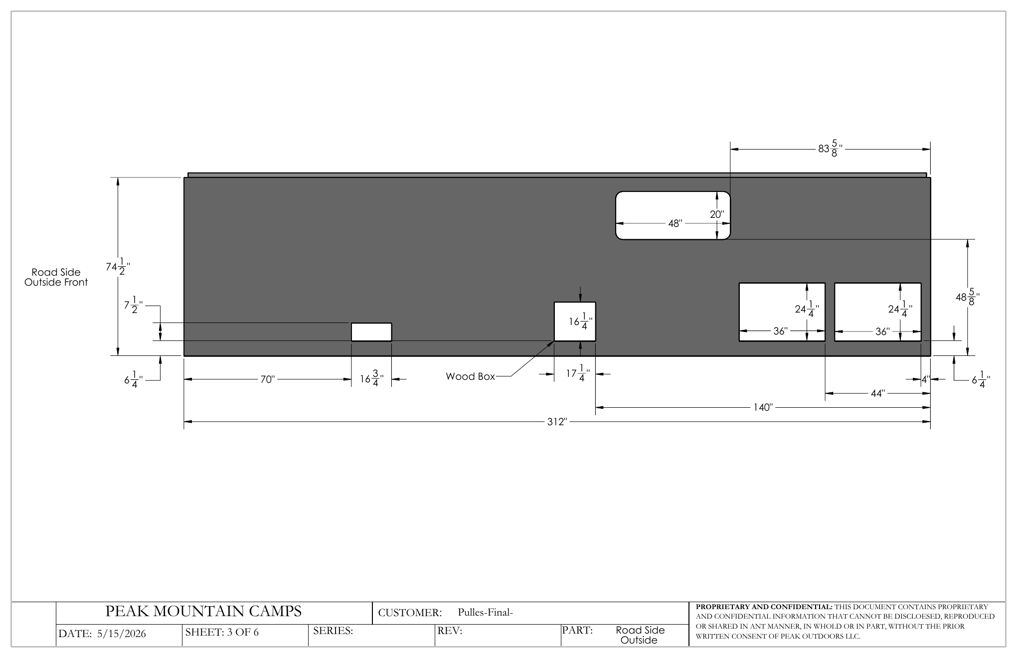 Pulles Camp road-side exterior drawing