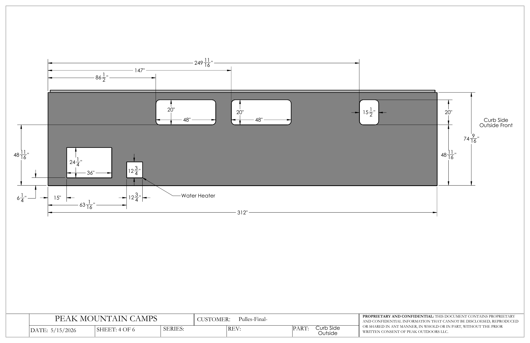 Pulles Camp curb-side exterior drawing