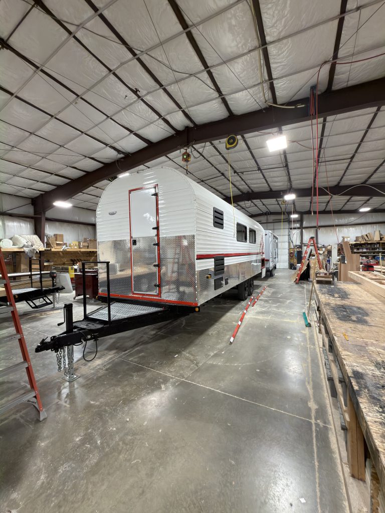 Exterior Under Construction in Peak Shop - Road-Side View in Nielsen Camp #133