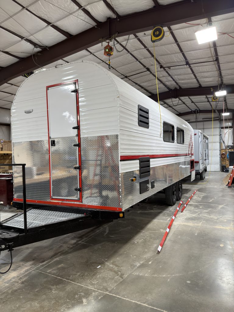 Exterior Under Construction in Peak Shop - Front Three-Quarter View in Nielsen Camp #133