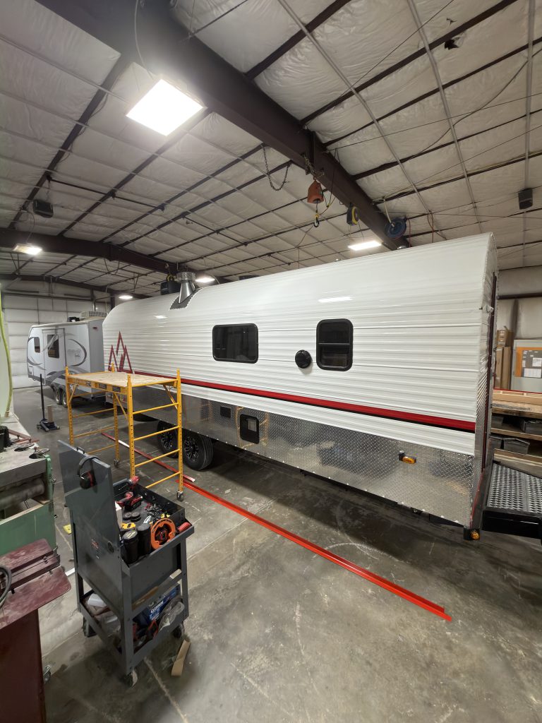 Exterior Under Construction in Peak Shop - Curb-Side View in Nielsen Camp #133