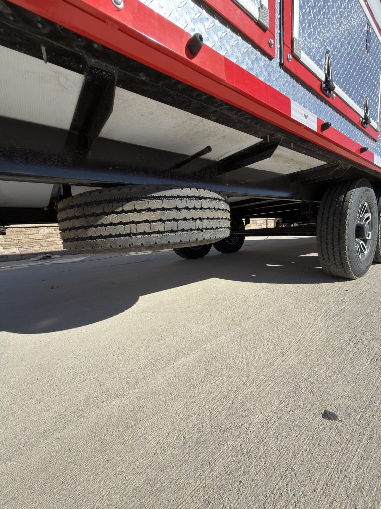 Underslung Spare Tire on Nielsen Camp #133