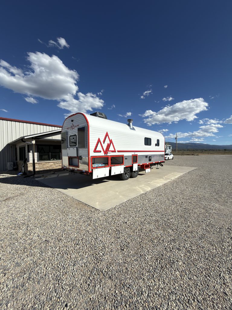 Wide Road-Side Exterior Profile of Nielsen Camp #133