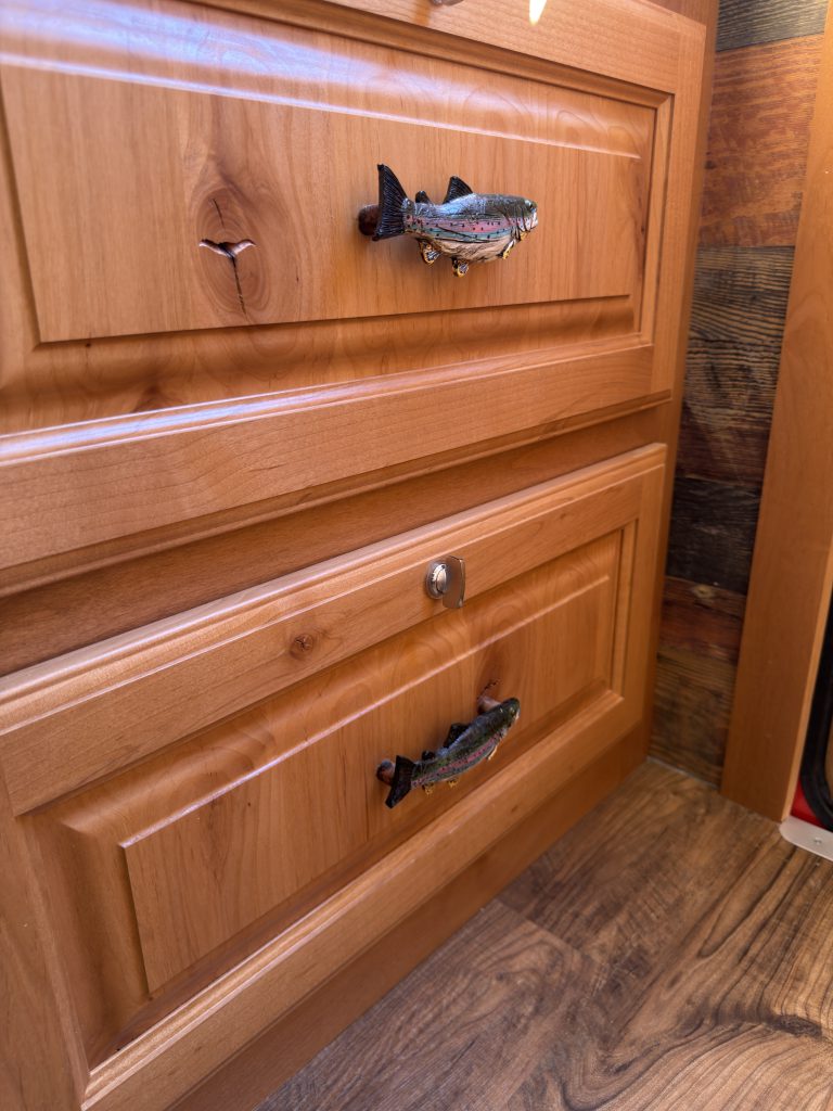Fish Drawer Handles on Nielsen Camp #133 (View 2)