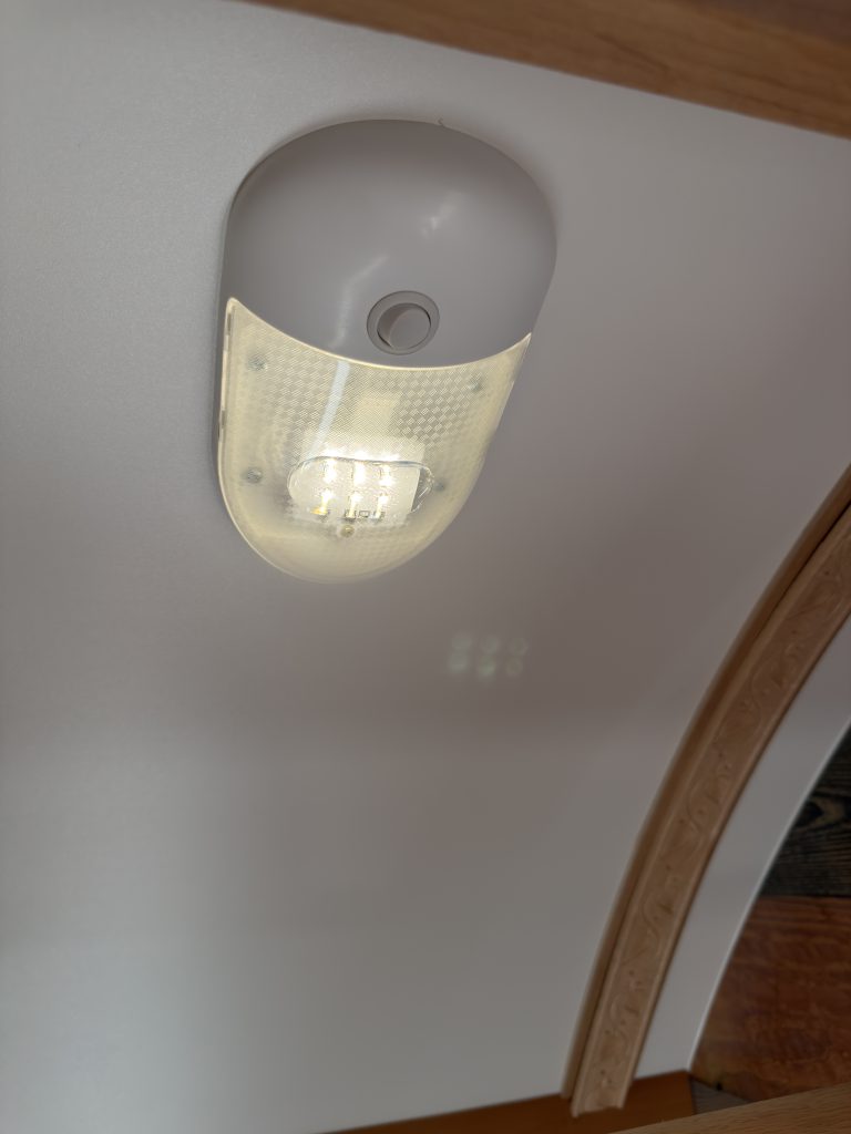 Closet Light Illuminated in Nielsen Camp #133