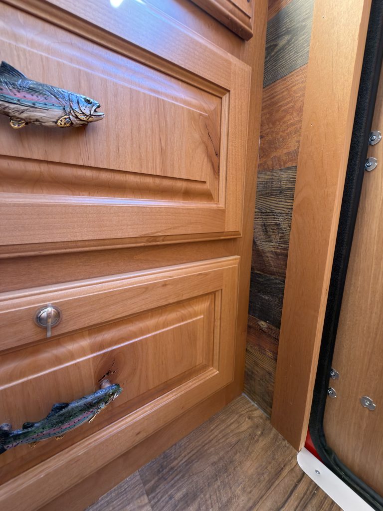 Hardwood Drawer and Cabinet Joinery Detail in Nielsen Camp #133