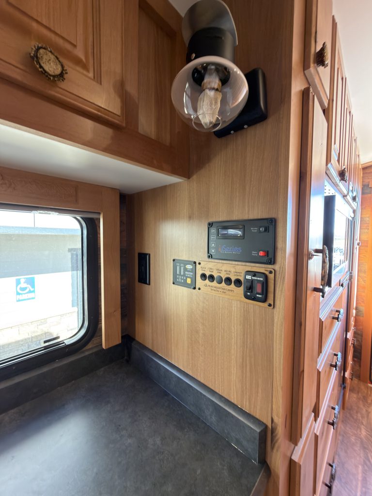 Tank Monitoring Panel and Wall Controls in Nielsen Camp #133