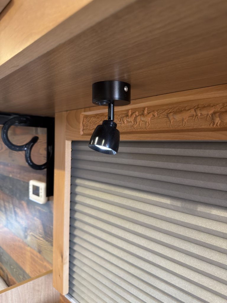 Rear Recliner Reading Light in Nielsen Camp #133