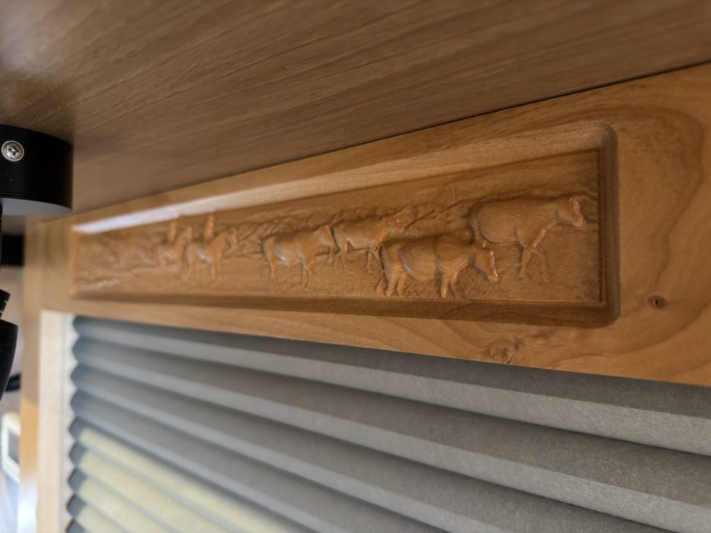 Carved Window Trim on Nielsen Camp #133