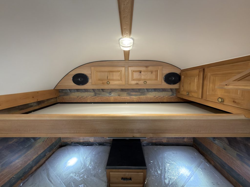 Twin Bunk and Speaker Cabinet (View 1) in Nielsen Camp #133