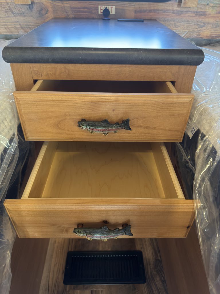 Two-Drawer Nightstand on Nielsen Camp #133 (View 1)