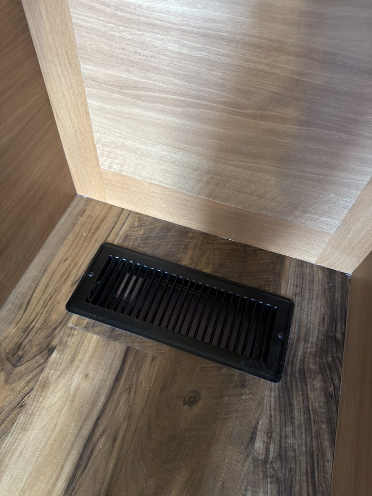 Floor Heat Vent on Nielsen Camp #133