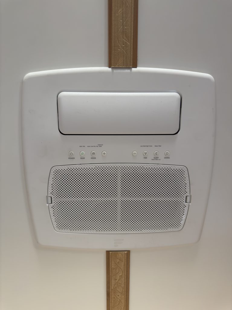 Ceiling-mounted air conditioner in Nielsen Camp #133