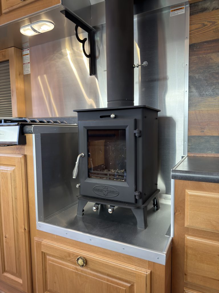 Wood-Burning Stove on Nielsen Camp #133 (View 1)
