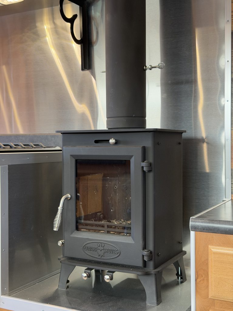 Wood-Burning Stove on Nielsen Camp #133 (View 3)