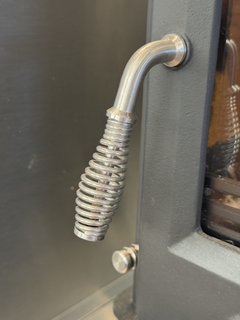 Wood Stove Door Handle in Nielsen Camp #133