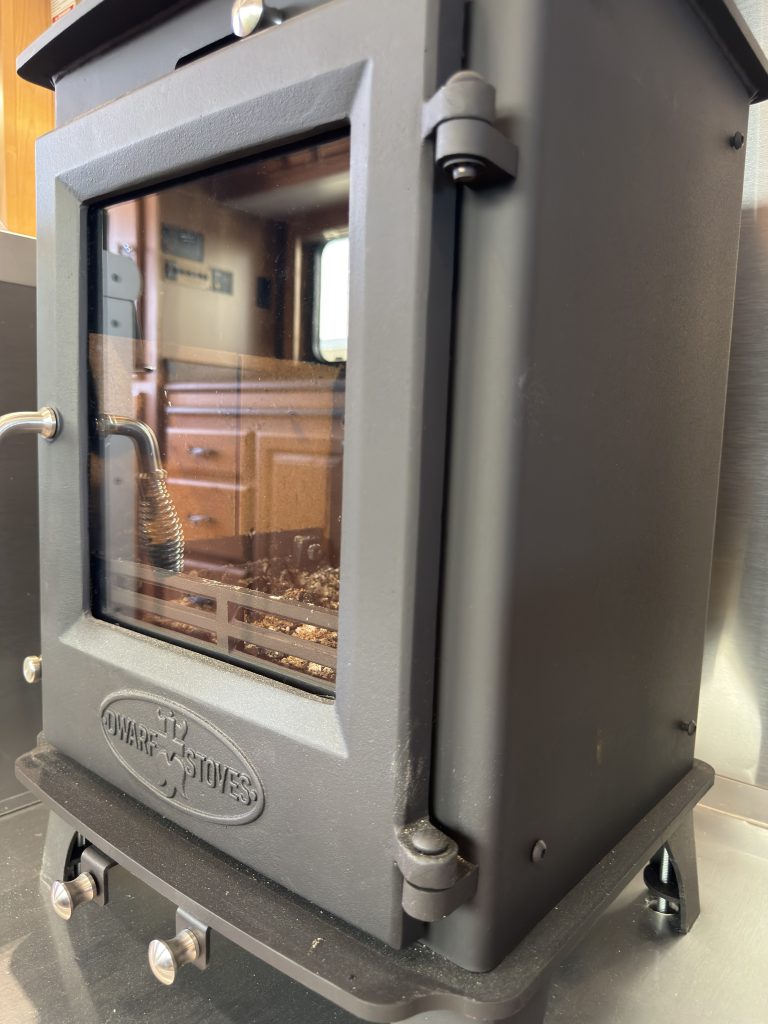 Wood-Burning Stove on Nielsen Camp #133 (View 7)