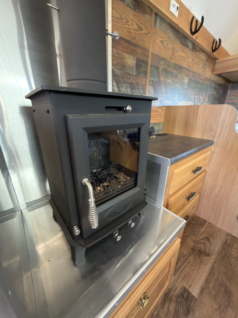 Wood-Burning Stove on Nielsen Camp #133 (View 9)