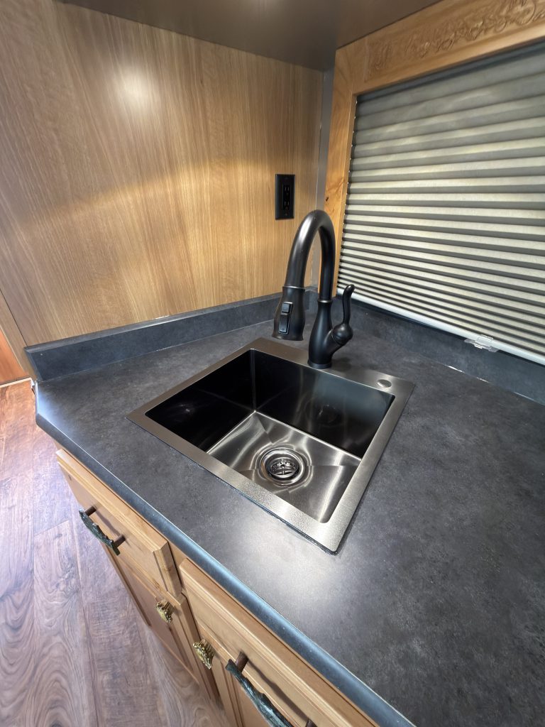 Stainless Steel Sink And Faucet on Nielsen Camp #133 (View 1)