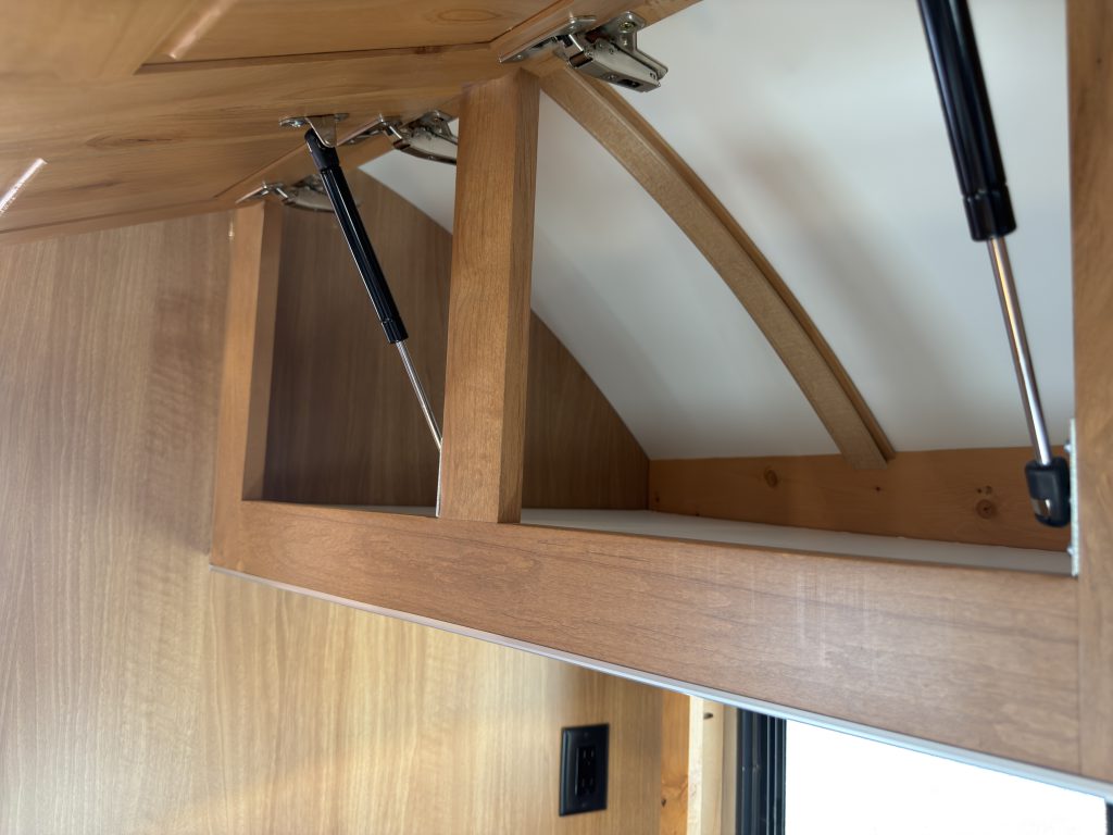 Open Kitchen Overhead Cabinet (Angled View) in Nielsen Camp #133