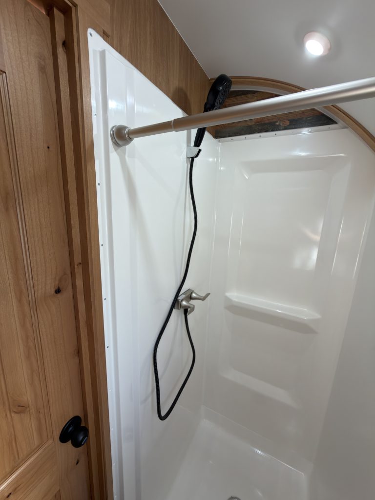 Shower And Handheld Shower Head on Nielsen Camp #133 (View 1)