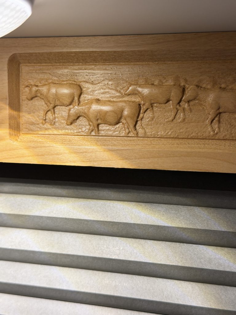 Western Carved Window Trim on Nielsen Camp #133 (View 1)