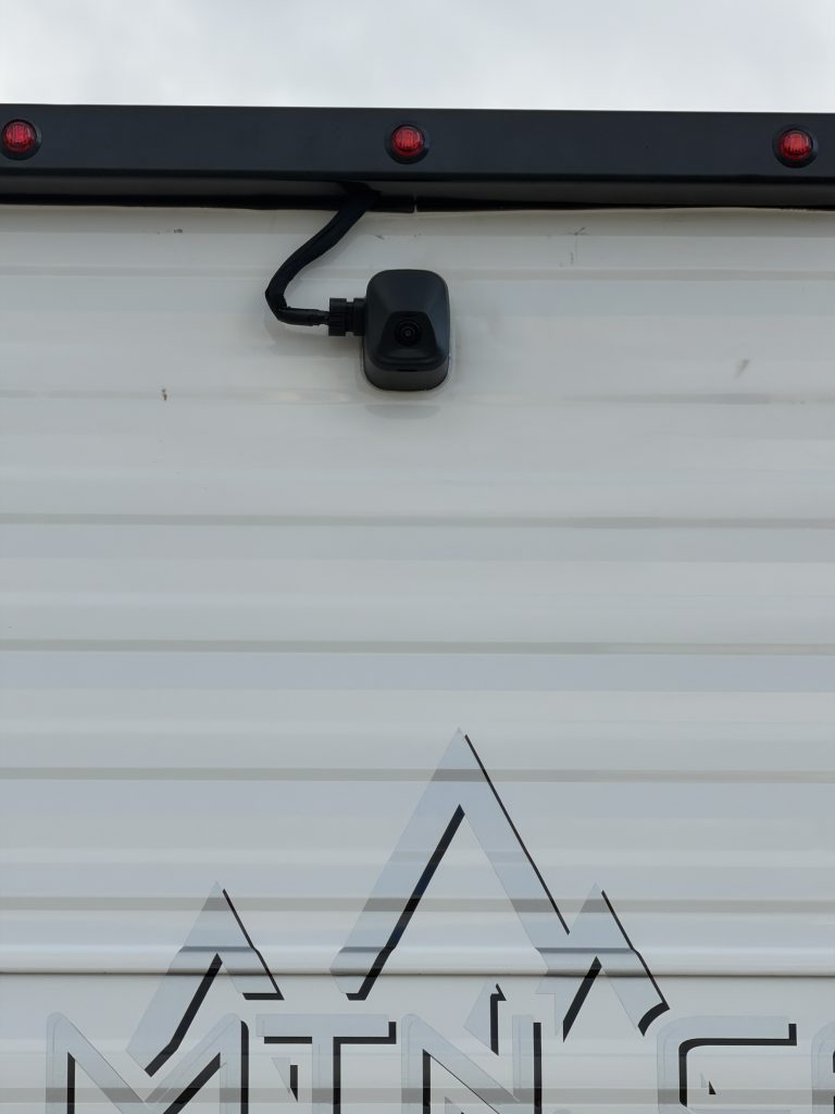 Van Niewkoop Camp #136: Rear-mounted Ford backup camera.
