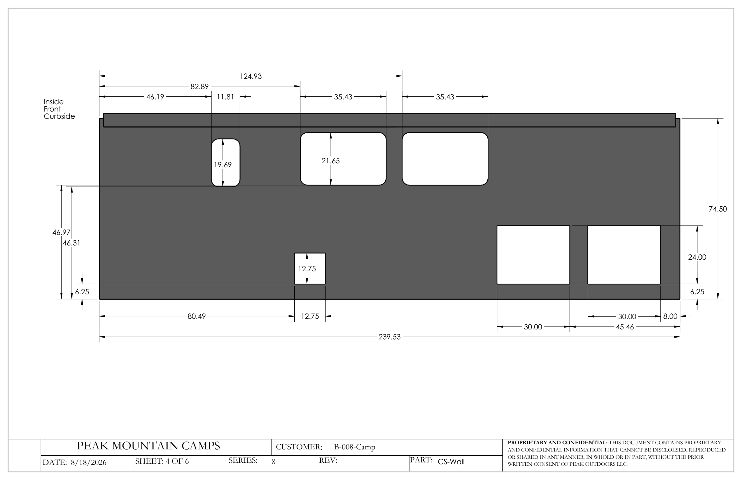 Curbside Wall Drawing for Van Niewkoop Camp #136, page 4 of 6.