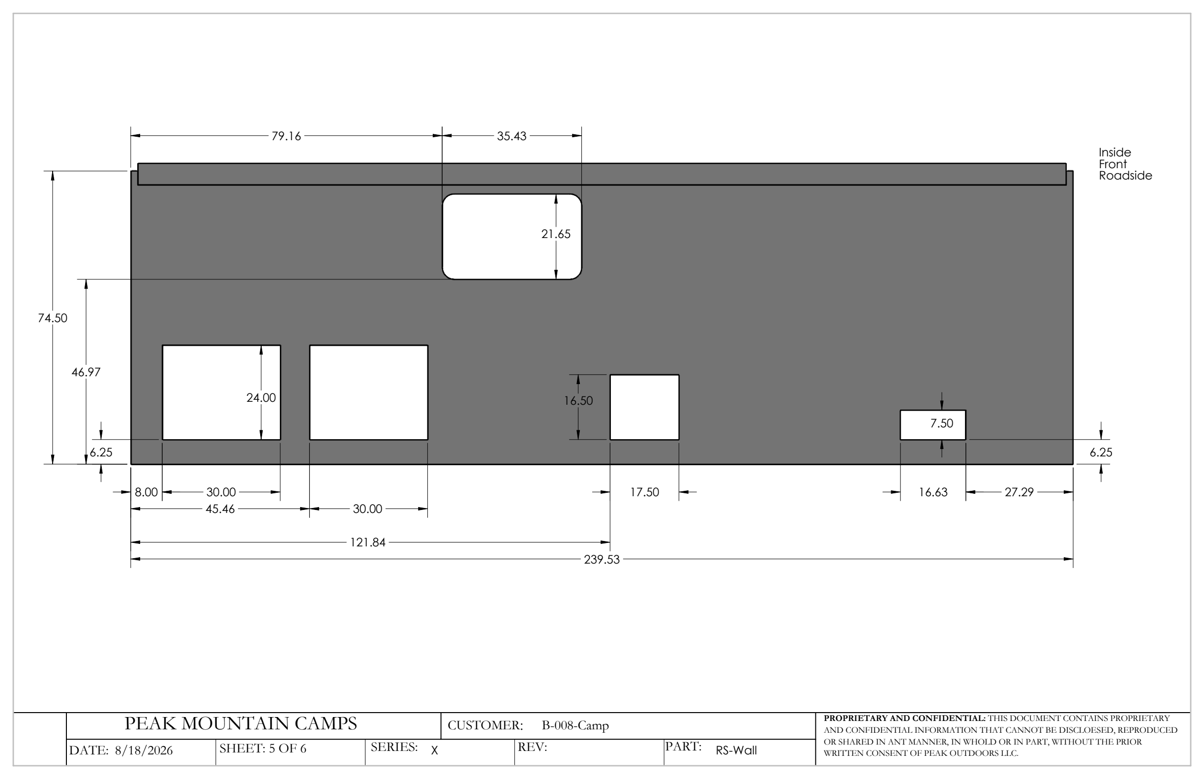 Roadside Wall Drawing for Van Niewkoop Camp #136, page 5 of 6.