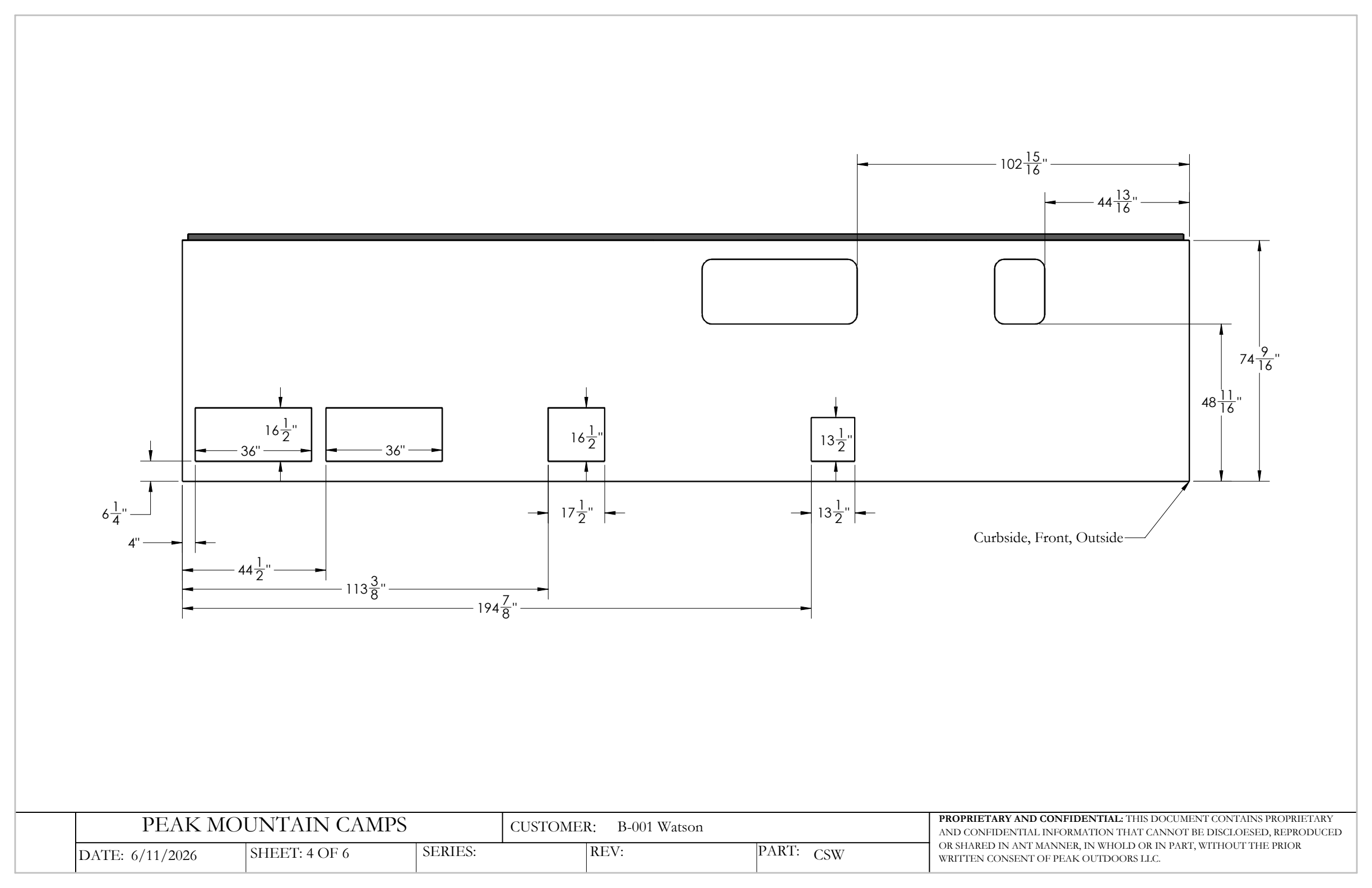 Curbside Wall Drawing for Watson Camp #134, page 4 of 6.
